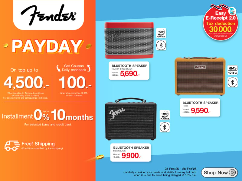 FENDER PAYDAY SALE